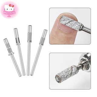 Moonlights 1 Chiếc 3.1 Mm Mandrel Bit Cho Móng Tay Thép Không Gỉ Chà Nhám Dây Cho Làm Móng Tay Giấy Nhám Vòng Giá Đỡ 3 / 32 Phụ Kiện Khoan Móng Tay EN