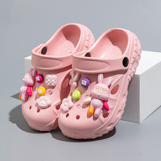 Dép nhựa hoạt hình bít mũi cho bé - Dép lỗ siêu nhẹ chống trơn, kiểu Crocs cá tính