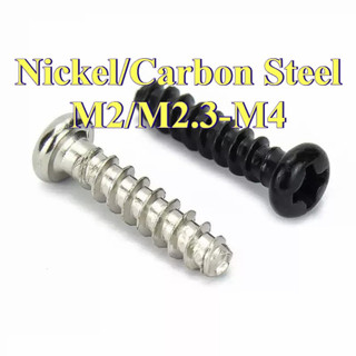 Vít răng thưa thép carbon Vít bắn gỗ pake đầu tròn ,Vít gỗ M2 / M2.3 / M2.6 / M3 / M3.5 / M4 * 4-20mm [LXY-CB-1]