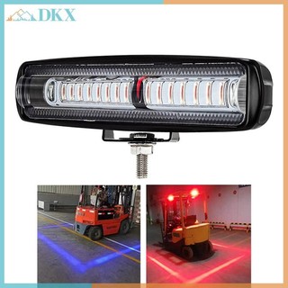 DKX 10V-80V 15 LED 30W Đèn LED Xe Nâng Tia Lửa Đỏ Forktruck Khu Nguy Hiểm Đỏ Xe Nâng Xe Tải Đèn Cảnh Báo Cho linde Hyster.