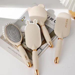Lược Massage Đệm Không Khí- Lược Massage Da Đầu Chống Nhọn, Thích Hợp Cho Nữ Tóc Dài / Tóc Xoăn (Thiết Kế Dễ Thương) & - * &