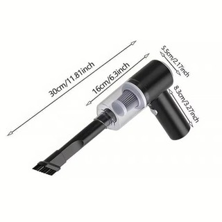 Máy hút bụi ô tô không dây JKDESIGN, Máy hút bụi cầm tay hút mạnh công suất cao 120W, Công cụ làm sạch ô tô cầm tay sử dụng kép bền bỉ