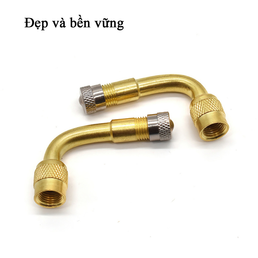 MB6 Đầu nối dài van bơm hơi 90 độ tiện dụng cho xe hơi, xe máy(1 cái) MALAN