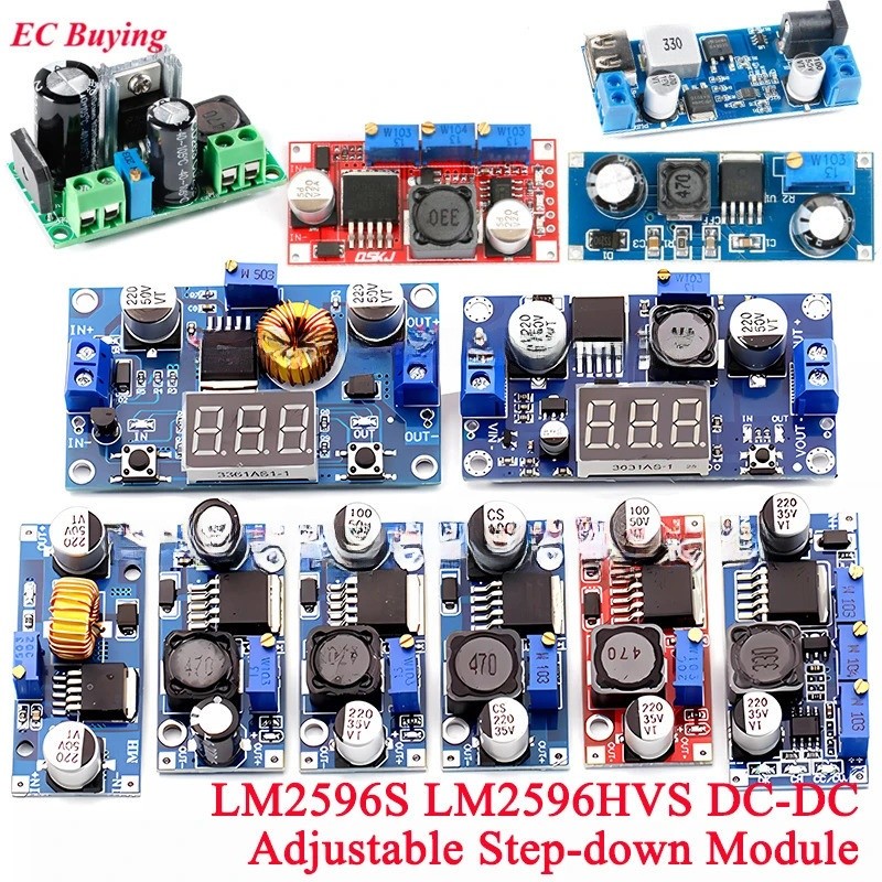 LM2596 LM2596S LM2596HV DC-DC Có Thể Điều Chỉnh Bước Xuống Buck CC CV ...