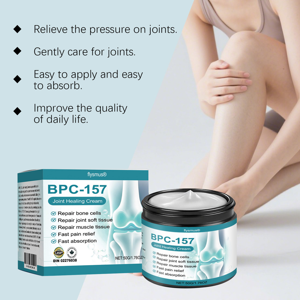 BPC-157 Joint Healing Cream 50g, Peptide Complex Soothing Cream, Cải thiện hiệu quả sự khó chịu và tăng cường vận động khớp