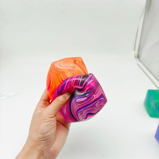 NeeDoh Đẹp Cube Cảm Giác Bóp Đồ Chơi Màu Kẹo Pinching Lo Âu Giảm Cảm Giác Thần Tài Đồ Chơi decfeyeth
