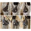 GC2 Retro Phong Cách Dân Tộc Denim Túi Đeo Ngang Dành Cho Nữ Dung Tích Lớn Chặn Màu Ngực Túi CG2
