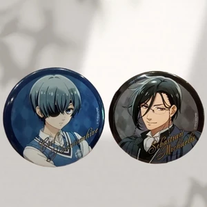 Black Butler 58mm Ichiban Kuji Huy hiệu Ciel Sebastian Anime Sưu tầm