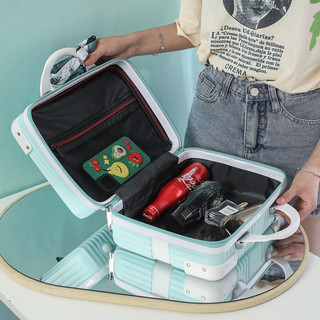 Nhỏ Mini Cầm Tay Hành Lý 47cm Bí Mật Du Lịch Nội trú Retro Nhẹ Túi Đựng Mỹ Phẩm Inch Nữ 9.25 FQEP