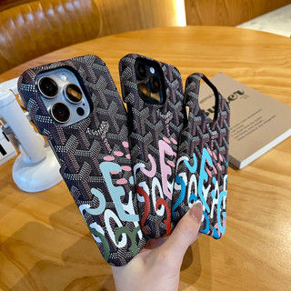 Ốp Điện Thoại Da Cạnh Dầu Cho iPhone 17promax 17Air 17pro 17 Ốp Lưng 16 15 14 13 12 11 ProMax Plus Da Bảo Vệ Armo 16plus Vỏ Điện Thoại