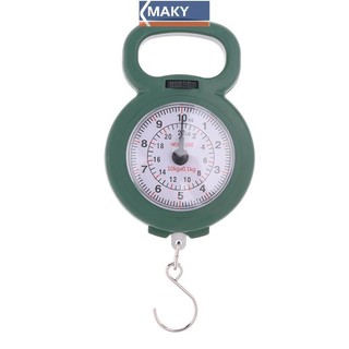 Onetimingcool Con trỏ Móc lò xo Cân câu cá di động Công suất 10kg Thực phẩm Cân kỹ thuật số Cân hành lý Cân VN