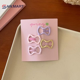 Bigdealssuper 4 Cái / bộ Màu Hồng Đơn Giản Trái Tim Ngôi Sao Kẹp Tóc Cho Bé Gái Kẹp Tóc Dễ Thương Barrettes Phụ Kiện Thời Trang Quà Tặng Siêu