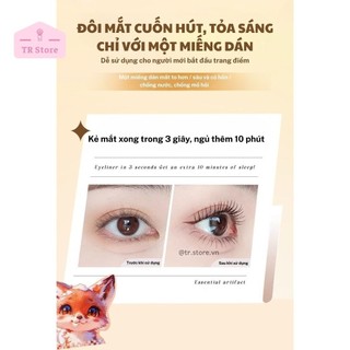 Miếng Dán Eyeliner Gecomo Kẻ Mắt Chống Thấm Nước Dành Cho Người Mới Bắt Đầu