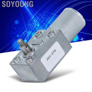 Soyoung Soyoung YWBL-WH DC12V Động cơ tự khóa Động cơ giảm tốc độ có thể đảo ngược với động cơ điện trục 8 mm? 370 Động cơ điện (6RPM)