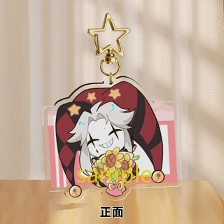 Móc khóa Anime xiếc quái dị ‌Harlequin ‌Pierrot Nam Móc Chìa Khóa Cho Nữ Hoạt Hình Kawaii Hình Acrylic Móc Khóa Mặt Dây Chuyền Quà Tặng