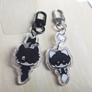 Anime Omniscient Reader's Viewpoint Kim Dokja Yoo Jonghyuk Cosplay Keychains Acrylic Key Chain Bag Pendant Keyring Jewel