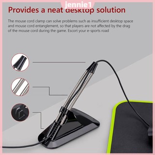 PC Laptop Chuột Dây Giá Đỡ Kẹp Máy Tính Để Bàn Bungee Dây Cáp Tổ Chức Chơi Game