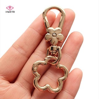 HWETR 1 Hoa Mùa Xuân Khóa Dễ Thương Móc Khóa Ví Túi Charm Mặt Dây Chuyền Phụ Kiện Cho Nữ Ví Túi Trang Trí Mới