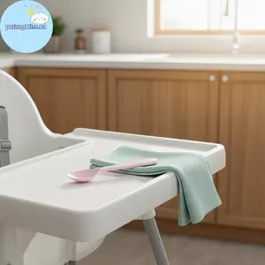 Pufangbliss 1 / 2 / 4 Cái Đơn Giản Trẻ Em Bộ Đồ Ăn Bằng Nhựa Cho Bé Ăn Thìa Tập Đi Đồ Dùng Ăn Cho Món Tráng Miệng Trái Cây VN