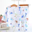 Shop Bộ Đồ Ngủ Trẻ Em Cotton Lụa Dài Tay Mỏng Phù Hợp Với Cotton Lụa Bé Gái Trẻ Em Điều Hòa Không Khí Quần Áo Gia Đình