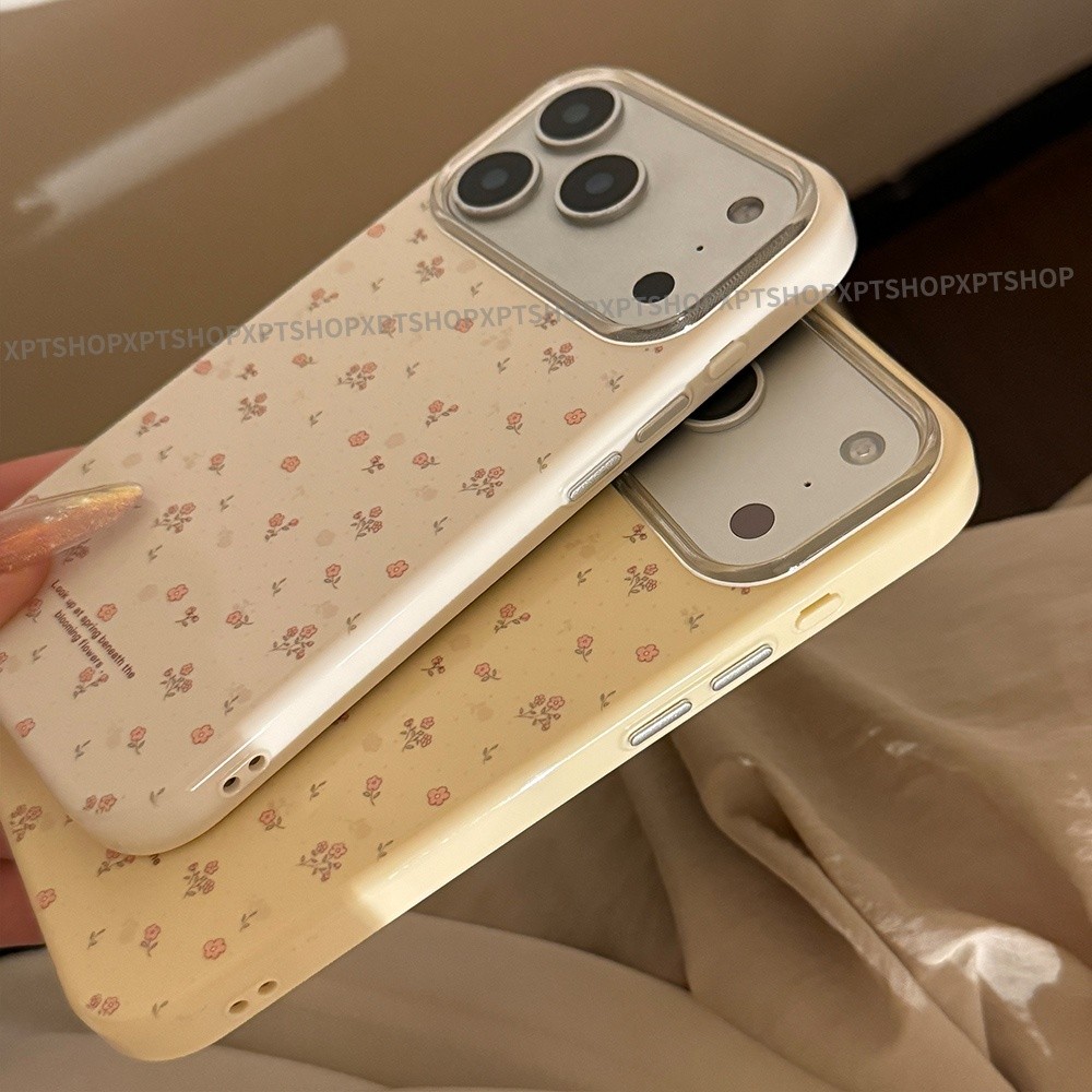 Ốp điện thoại mềm hình hoa cổ điển toàn màn hình cho iPhone 17 Pro Max 16 15 14 13 Vỏ bảo vệ chống sốc