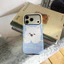 Trắng Bichon Frise với Ốp điện thoại văn bản "Puppy", Ốp lưng 2 trong 1 kiểu dáng cổ điển mềm tương thích với iPhone17 16 15 14 13 12 11 Pro Max