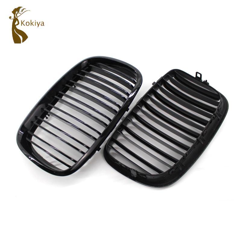 Bóng Đen Đôi Nan Trước Lưới Tản Nhiệt Ô Tô Thay Thế Cho X5 E70 X6 E71 2007-2013 Ngoại Thất Điều Chỉnh Phần
