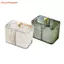 Hộp đựng khăn choàng FAVORITEGOODS, Acrylic với 3 ngăn đựng mỹ phẩm, có nắp đậy Giá đỡ khăn bông chống bụi cho bàn trang điểm