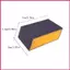Miếng bọt biển Carborundum 3 miếng tẩy rỉ sét Miếng bọt biển Nano Emery chống trầy xước cho nhà hàng Phục vụ sự kiện Food shopidaevn
