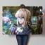 Violet Evergarden Anime Poster Veritt Evegarden Ký túc xá hai chiều Nhãn dán tường quá khổ 6.16