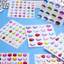 Trẻ em Trẻ em Nhãn dán kim cương Handmade DIY Đồ chơi trang sức xuyên biên giới Acrylic Nhãn dán kim cương Handmade DIY Trẻ em 3d Trang trí ba chiều 12mm Nhãn dán tròn tình yêu Bán buôn kim cương