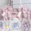 TOPTOOLCX 1 / 2 Chiếc DIY Ruy Băng Nơ Bộ, Ruy Băng Ren Nơ Hai Lớp Nơ Mặt Dây Chuyền ItaBag Nơ Phụ Kiện, Viền Ren Bling Trái Tim Kẹp Tóc Y2K