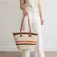 Túi Tote Jfory dành cho nữ Túi xách dệt Satchel Boho để đi du lịch mùa xuân