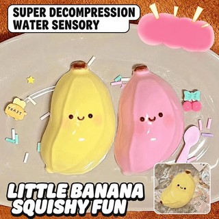 Squishy Chuối Dạ Quang Bóp Đồ Chơi Chậm Phục Hồi Cảm Giác Thần Tài Đồ Chơi Lo Âu Giảm Mới Lạ Ngộ nghĩnh Giải Nén Quà Tặng