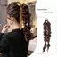 LUImo 1 Cái Tổng Hợp Phong Cách Pháp Bọc Tay Bong Bóng Bím Tóc Giả Đuôi Ngựa Tóc Giả Dài Bện Lông Tơ Tóc Giả Bím Tóc Giả SBS