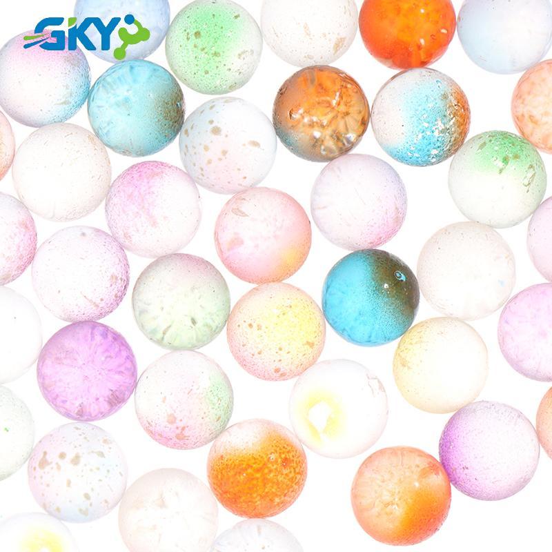 GKY 50 Chiếc 12 Mm Thủy Tinh Bóng Quyến Rũ Trong Suốt Pinball Máy Trang Trí Nhà Cho Bể Cá Bình Cá Đồ Chơi Bể Cá Cho Trẻ Em Trẻ Em GKY