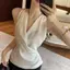 Mùa hè Phong cách mới Áo sơ mi không tay không đều Satin Top