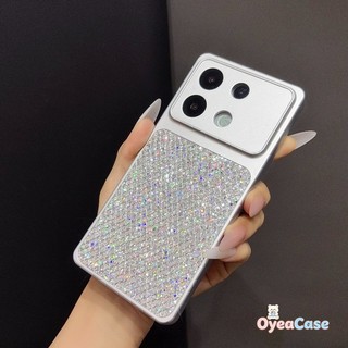 Vỏ Điện Thoại Kết Cấu Lưới Kim Cương Lấp Lánh Cho iPhone 17 Air 16E 16 15 14 Plus 13 Pro Max 17ProMax 16ProMax Sang Trọng Sống Động Màu Cam Bling Cover Vỏ Sáng Nhiều Màu Sắc