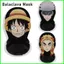 YB2 One Piece Naruto Jujutsu Kaisen Demon Slayer Khuôn Mặt Ngộ nghĩnh Giả Ngôi Sao Balaclava Mặt nạ Lưới Mũ Đội Đầu