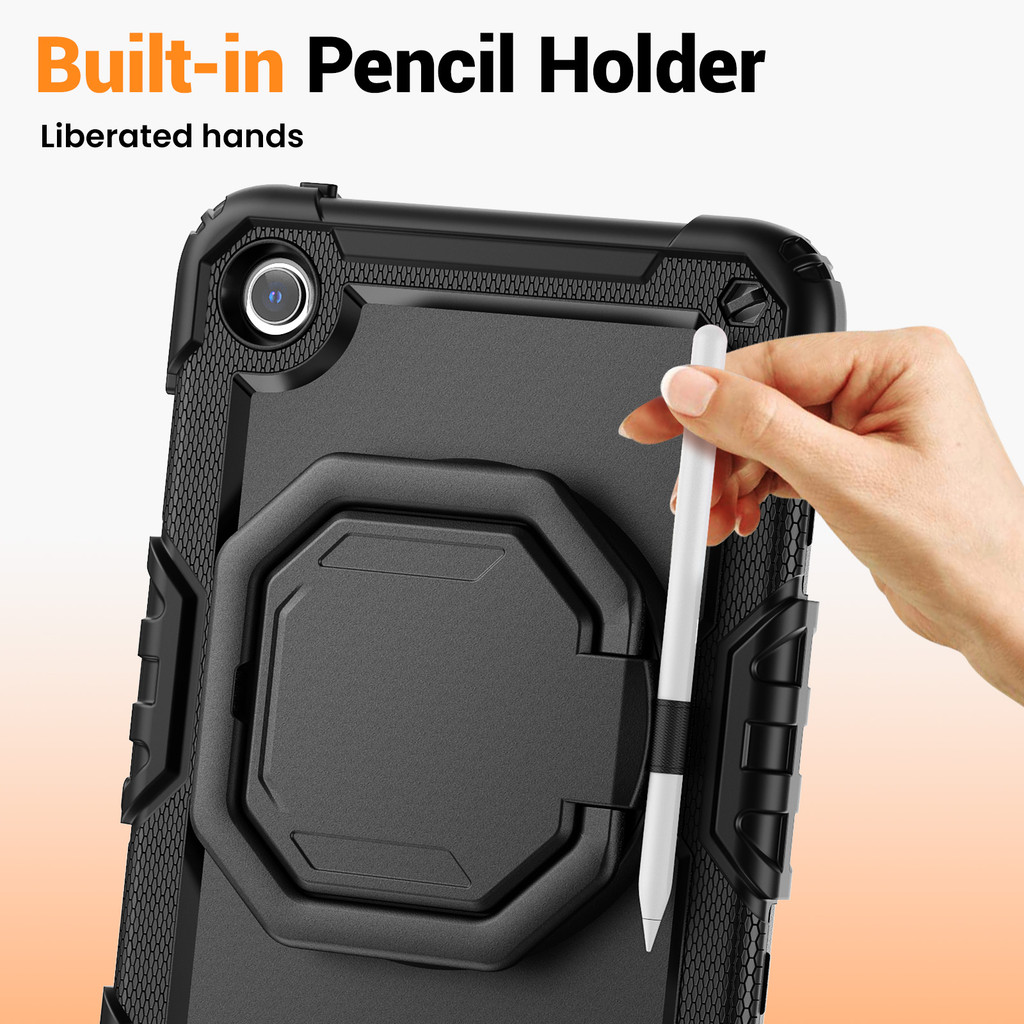 Ốp Lưng Cho Xiaomi Poco Pad C1 9.7 Inch 2026 Cho Redmi Pad 2 9.7 "4G Wifi 9.7" 2026 360° Dây đeo bảo vệ xoay Vỏ máy tính bảng Vỏ bọc chân đế chống sốc