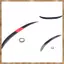 Cánh lướt gió ô tô đa năng, Cánh lướt gió phía sau có thể điều chỉnh Lip Roof Tail Wing Phụ kiện, Đen + Đỏ