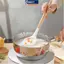 MAKY Phong Cách Nhật Bản Nồi Sữa Inox Tay Cầm Bằng Gỗ Chống Sti Saucepan Để Ấm Cà Phê Nấu Ăn Nhà Bếp Sử Dụng VN