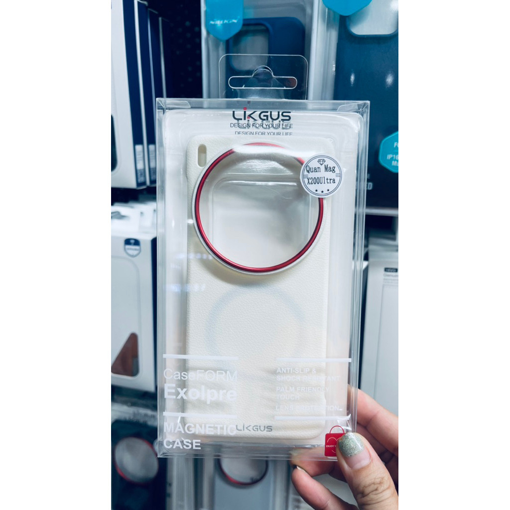 [Chính Hãng] Ốp Lưng Likgus Lưng Nhám Sần Từ Tính MagSafe Xiaomi X200 Pro / X200 Ultra