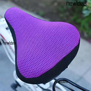 NEWIDEA 4 Vỏ xe đạp, Vỏ bọc ghế xe đạp bằng vải đen, Lưới thoáng khí bền bỉ Dễ dàng lắp đặt Vỏ đệm ghế đi xe đạp 20x23cm cho ghế xe đạp leo núi và đường trường