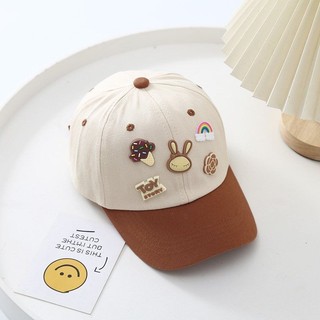 Mũ lưỡi trai trẻ em cotton dễ thương – nón baseball bé trai bé gái che nắng mùa hè