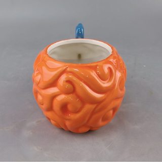 Sáng Tạo Quỷ Trái Cây Hình Cốc Nước Hoạt Hình Hàng Hóa 3D Ba Chiều Họa Tiết Sóng Độc Đáo Tay Cầm Cốc Gốm