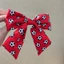 Họa Tiết Bóng Đá Nơ Tóc Unisex Thời Trang Phụ Kiện Tóc Vải Lớn Ruy Băng Phong Cách 6.19 VWJV