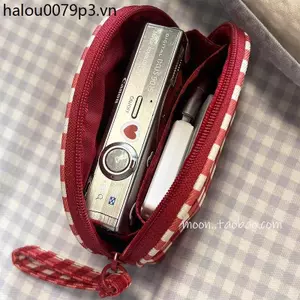 Du Lịch Di Động ccd Túi Bảo Quản Đa Năng Trang Điểm Camera Cáp Dữ Liệu Sạc Thẻ Dễ Thương Máy Tổ Chức Túi