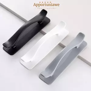 Tay nắm cửa IAPPORTUNIA, Tay nắm tủ tự dính gắn trên bề mặt, Tay cầm tủ quần áo PP không đục lỗ