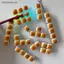 # HB # Bread Keycap Giảm Căng Thẳng Clier Móc Khóa Bàn Phím Cơ Nút Ấn Ngón Tay Móc Khóa.